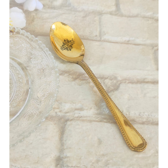 Brass Bedding Spoon, Serveware, Tableware, Dinnerware, Lenght 15.75 cm, Gold
