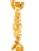 Brass Jhula chain elephant parrot peacock Rudraksh side view — Indian Art Villa