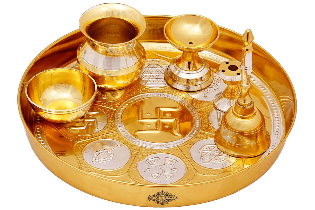 Brass & Copper Pooja Thali