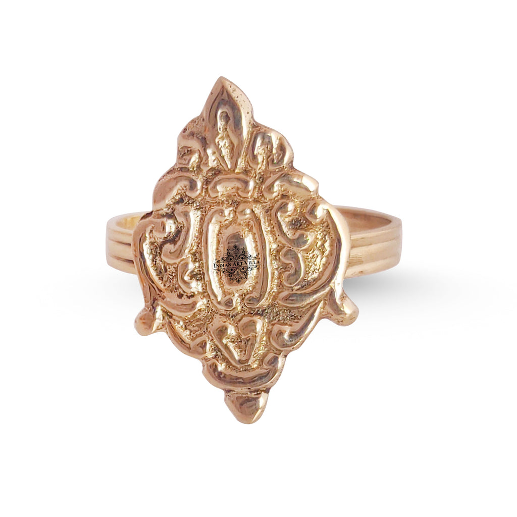 Indian Art Villa Pure Brass Designer Napkin Ring, Diameter:- 1.55" Inch