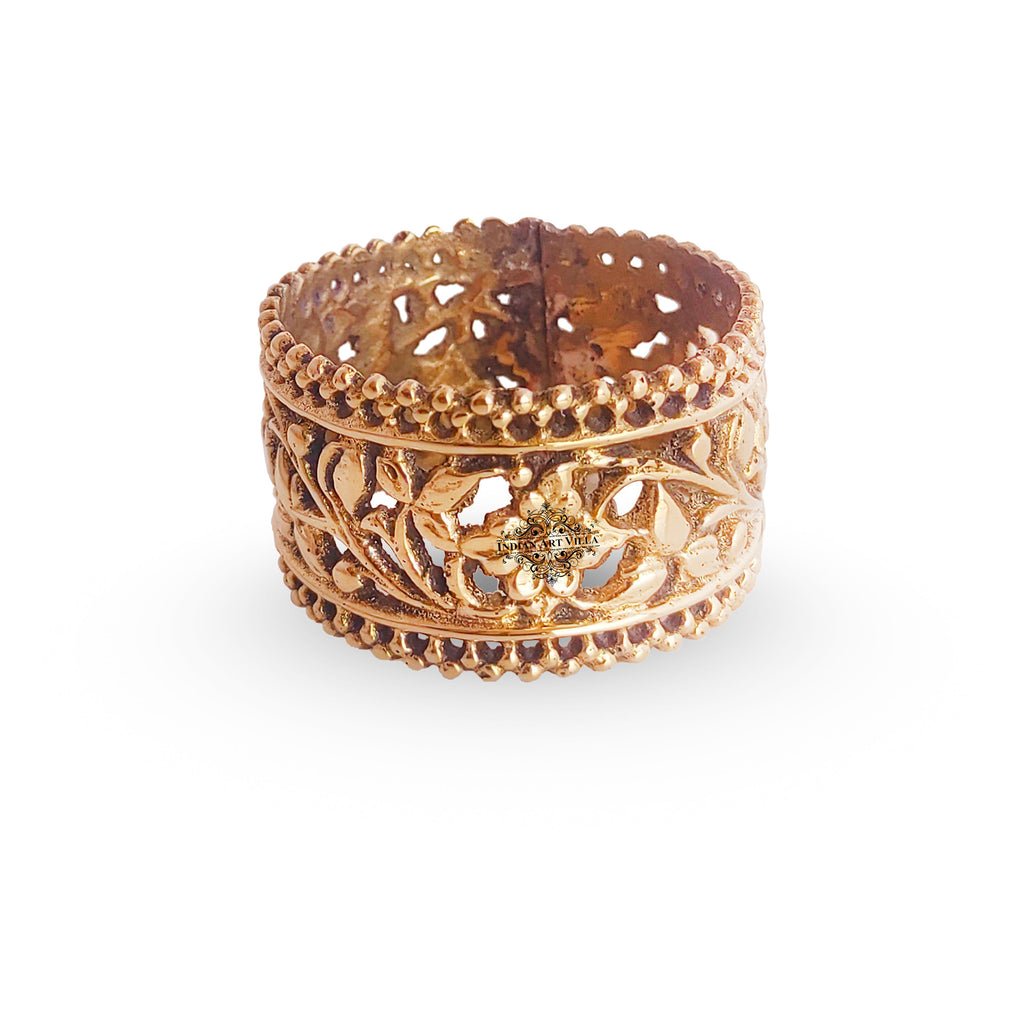Indian Art Villa Designer Brass Napkin Ring, Diameter:- 1.77" Inch