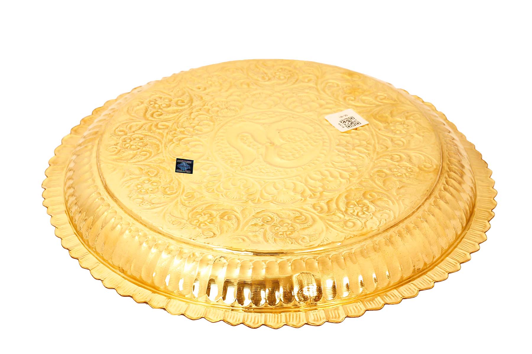 IndianArtVilla Brass Plate 13 Inch Diameter Dinner Plate Price in India -  Buy IndianArtVilla Brass Plate 13 Inch Diameter Dinner Plate online at
