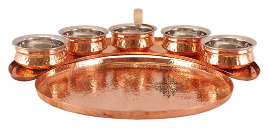 Copper dinner set