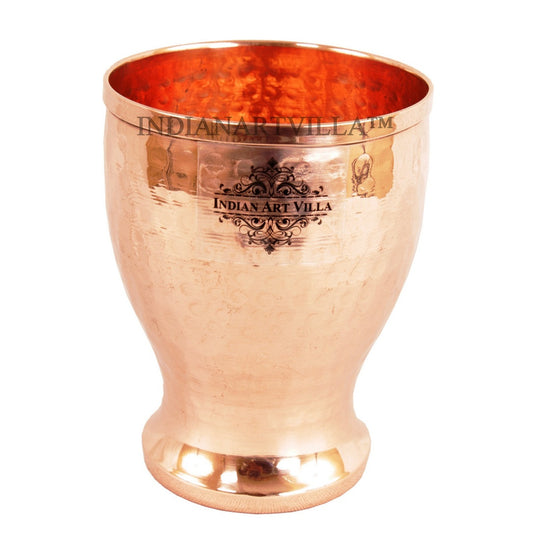 Healthy drinking copper water glass