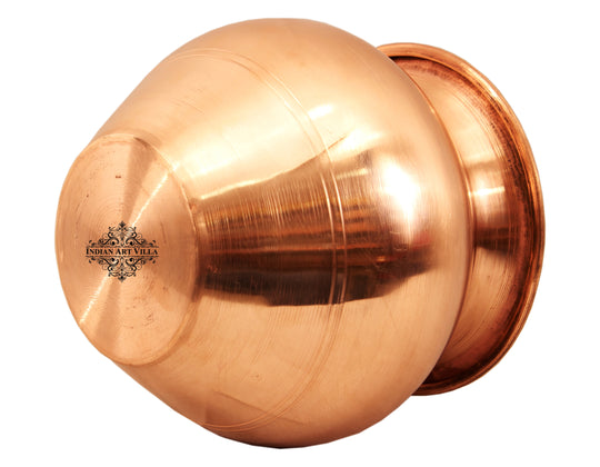 Handmade Pure Copper Lota Pot - Water Storage Pot