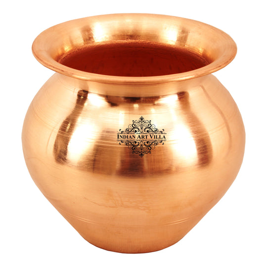 Handmade Pure Copper Lota Pot - Water Storage Pot