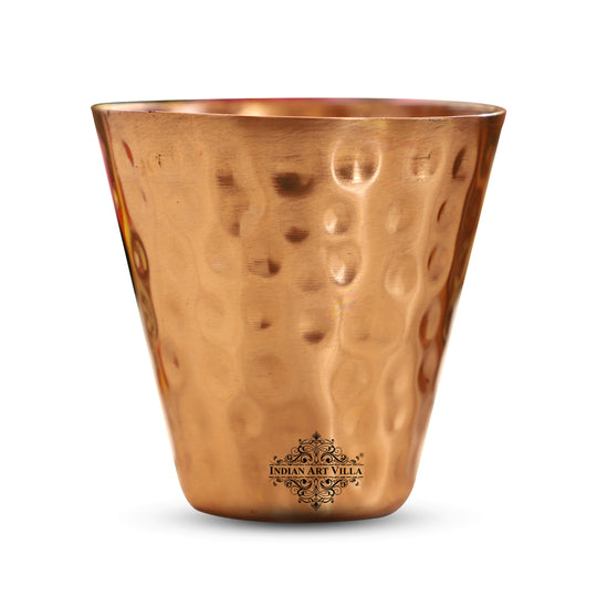 Copper Shot Glass With Hammered Design, Barware & Drinkware