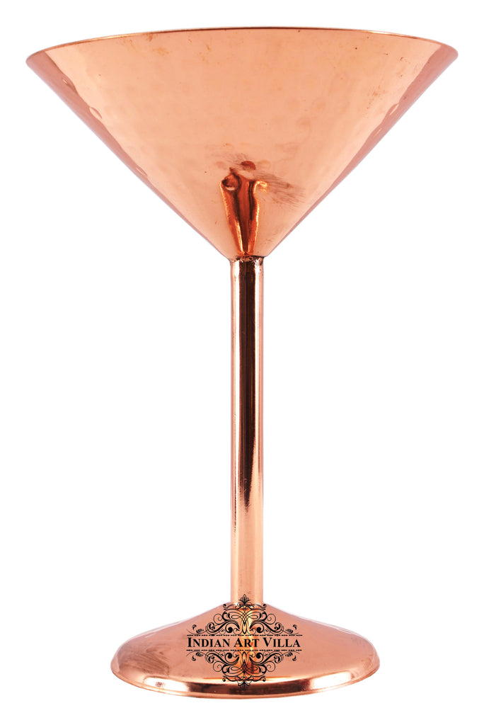 Indian Art Villa Steel with Copper Plated Cocktail Glass 250 ML