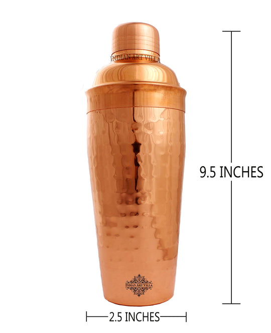 Pure Copper Wine Shaker Bottle, Volume- 770 ML