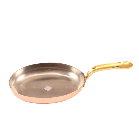 Plain oval pan with handle