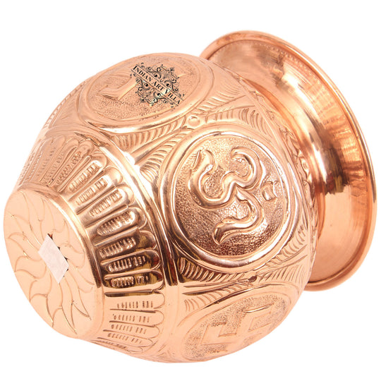 Copper Embossed lota