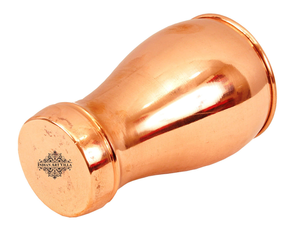Indian Art Villa Pure Copper Wine Glass Goblet Tumbler Cup 490 ML