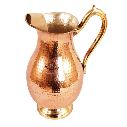 Our Copper Utensils are 100% Genuine, 99.99 % copper and 0.01 % others. On the box, one can check out the 100% Pure Copper Certification.