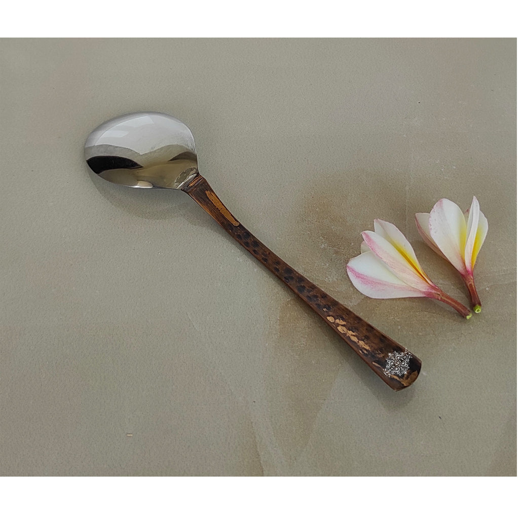 Indian Art Villa Steel Copper Baby Spoon, Flatware, Tableware Home Hotel Restaurant