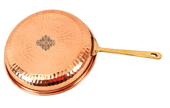 Pure Copper Serving Pan - Suitable For Restaurant & Home Dinning