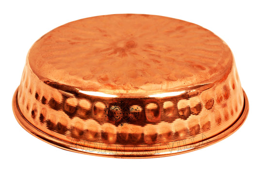 Hammered Copper Rice Plate, Serveware & Dinnerware Home Restaurant