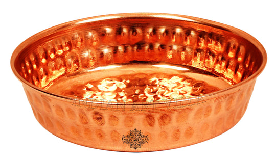 Hammered Copper Rice Plate, Serveware & Dinnerware Home Restaurant