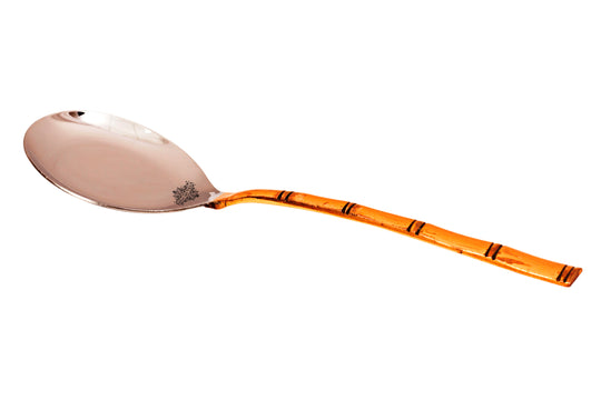 Steel Copper Handmade Serving Spoons