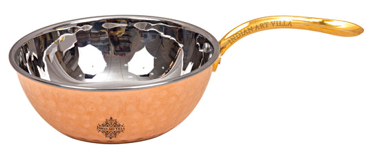 Steel Copper Hammered Serving Pan