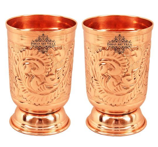 Copper tumbler 250ml handmade drinkware