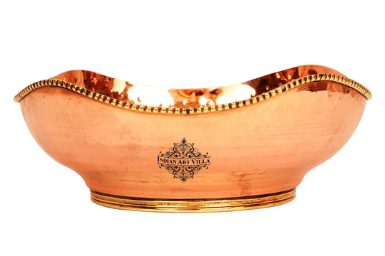 Brass Copper Handmade Designer Fruit Bowl