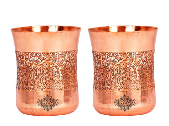 Traditional copper drink vessel premium