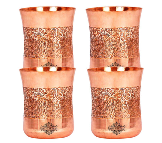 Pure copper glass for wellness hydration
