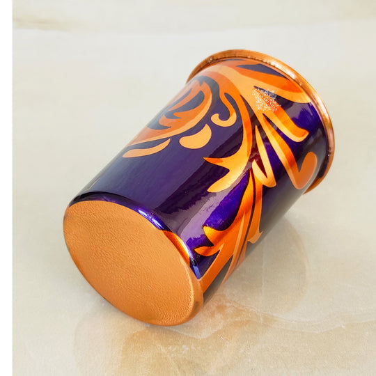 Copper drink vessel elegant handmade finish
