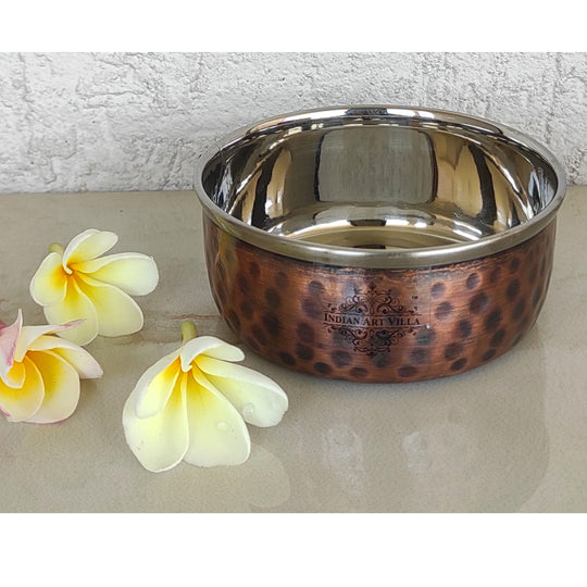 Steel copper bowl