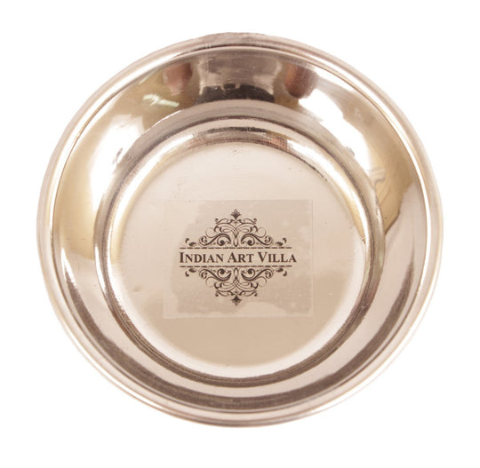 Steel Copper Omega Design Hammered Bowls, Katori, Dinnerware