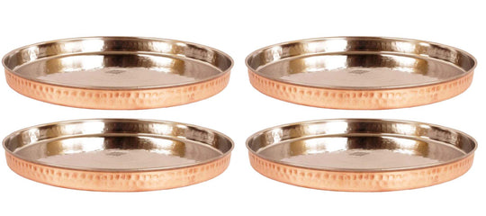 Steel Copper Thali/Plate, Dinnerware & Tableware for Home, Hotel & Restaurants