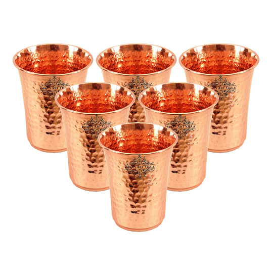 Copper tumbler set for home use