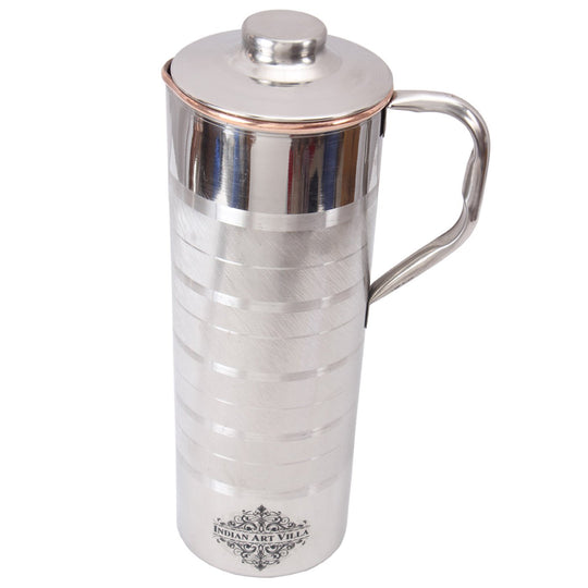 Steel Copper Luxury Deisgn Fridge Bottle With Handle, Drinkware, 900 ML