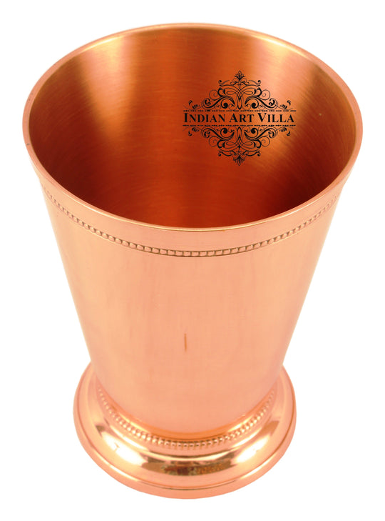 Copper drinking glass wellness style
