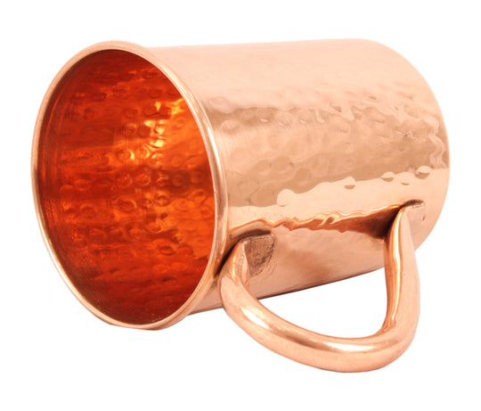 Set of 4 Pure Copper Hammered Moscow Mule Mug Cup 415 ML (14 Oz) each - Hotel, Restaurant, Bar