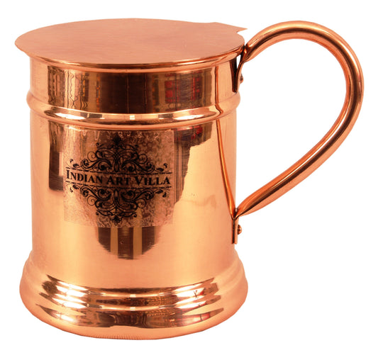 copper glass with lid