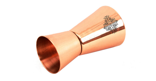 Classic copper jigger by Indian Art Villa, an elegant piece for both use and display in your home.