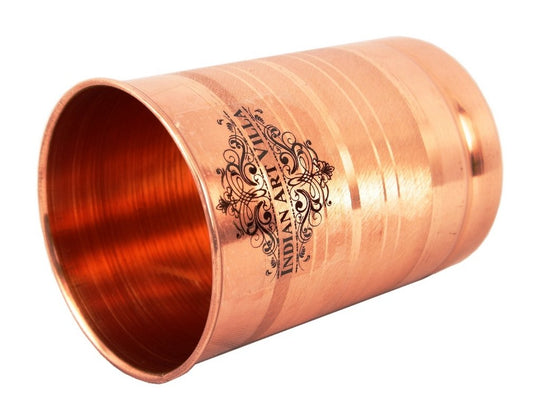 5 litre round copper matka with tap and stand set in retail box – 5 liter copper water pot with stand