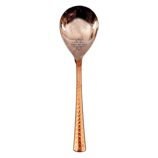 Set of S/C D/W Hammered,Handi No.2,Kadhai No.2,Serving Spoon x2,4 Pieces