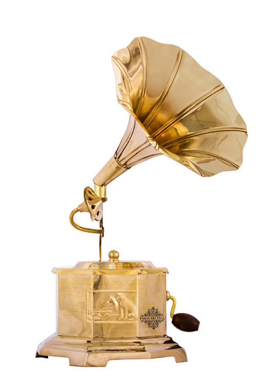 Pure brass dummy Gramophone lifestyle home decor — Indian Art Villa