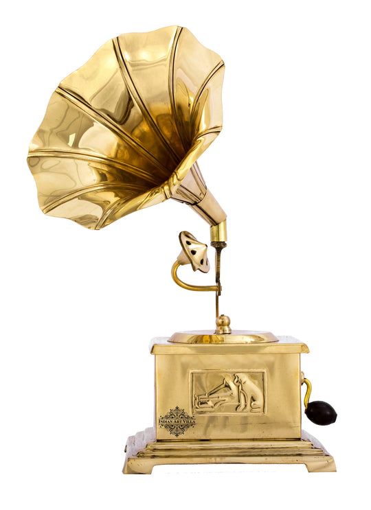 Brass Dummy Square Gramophone