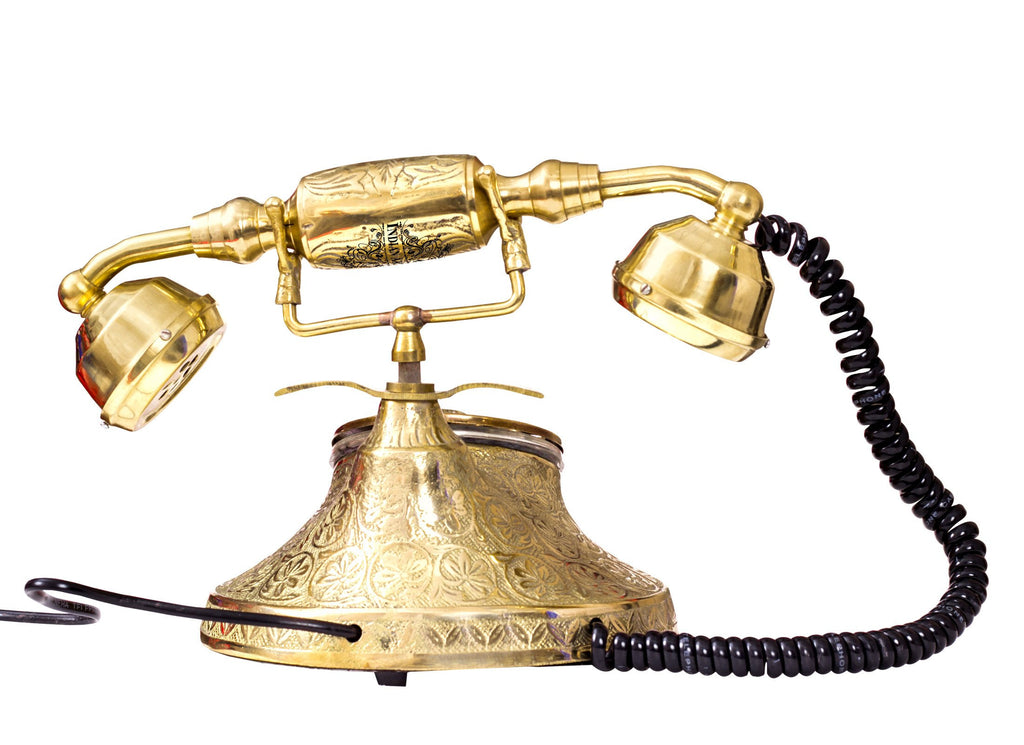 Brass Landline Phone