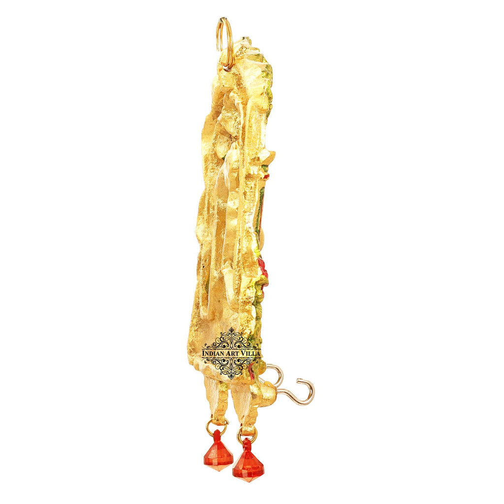 Handicrafted Kanha Krishna Swing Wall hanging Home Décor Room Décor Wall Decor Most Precious Possession Height:- 6.7" Inch Color Gold