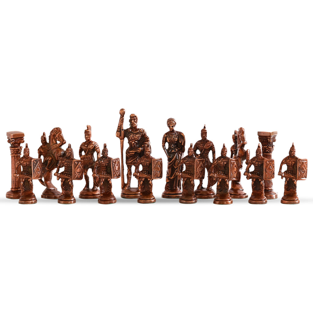 Indian Art Villa 12.1" Handcrafted Collectible Greek Posiedon Pieces(One Sided 16 Pcs Only) - Antique Gift Item Decorative