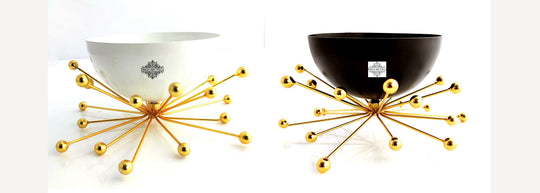 Dry Fruit Bowls With Brass Stand