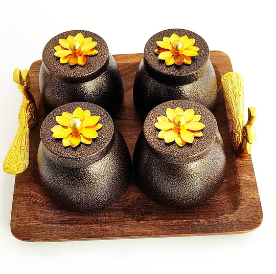 Dry fruit container Set With Tray