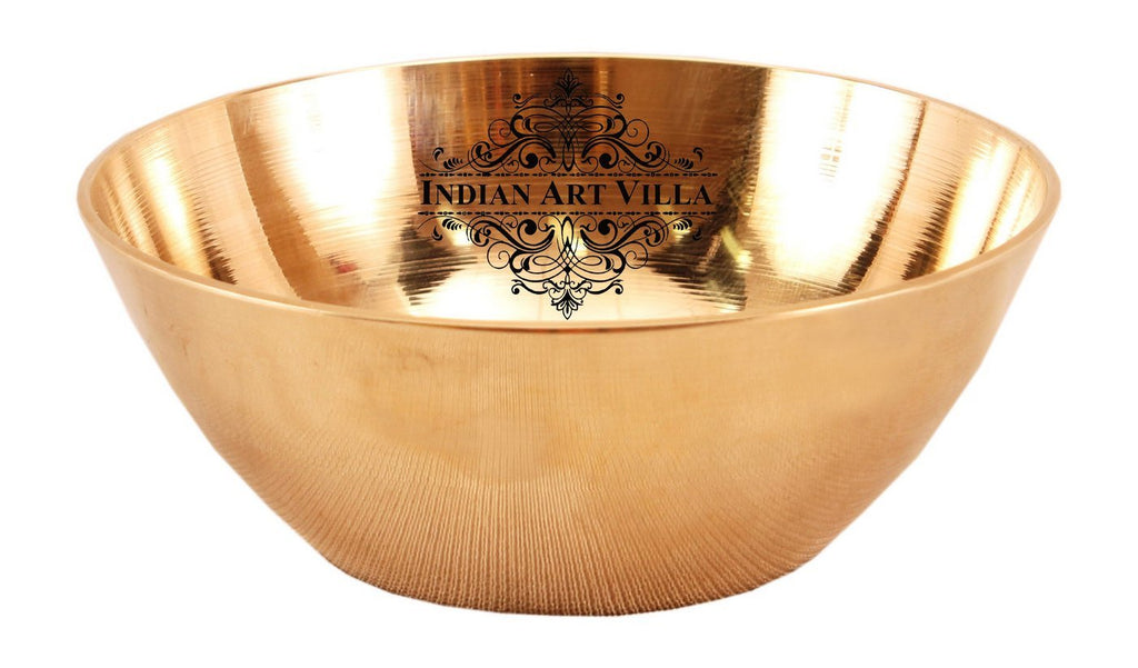 Indian Art Villa Bronze Handmade Bowl, Tableware, Dinnerware