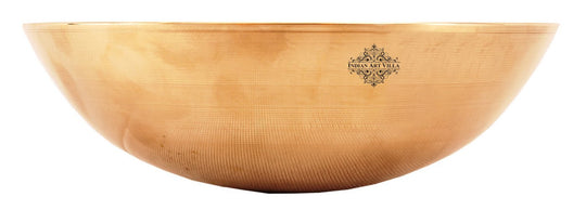 Serve your Indian Cusine in this elegant traditional Bowl. This is a set of centerpiece dinnerware for Indian food. Let your friends and family have their meal in unique and ethnic looking Dinnerware. With this dinner set, your Indian style dining experience goes several notches up. The material used is food grade.