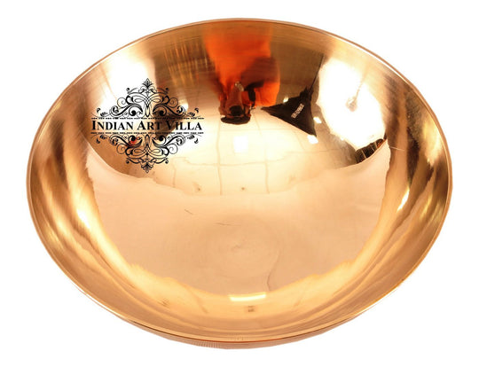 These bowls can be used as serveware as well. Bronze is harder than copper as a result of alloying that metal with tin or other metals. Bronze is also more fusible (i.e., more readily melted) and is hence easier to cast. It is also harder than pure iron and far more resistant to corrosion. Bronze does not rust due to its minimal iron content.