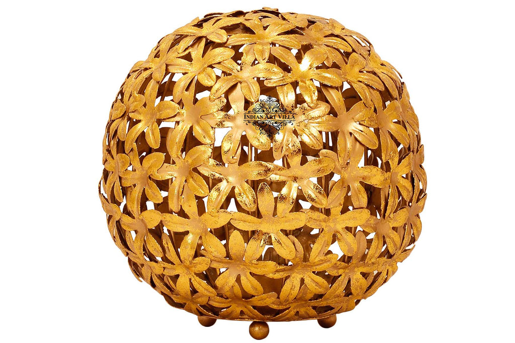 Round Flower Design Lamp, Width 6.5" Inch